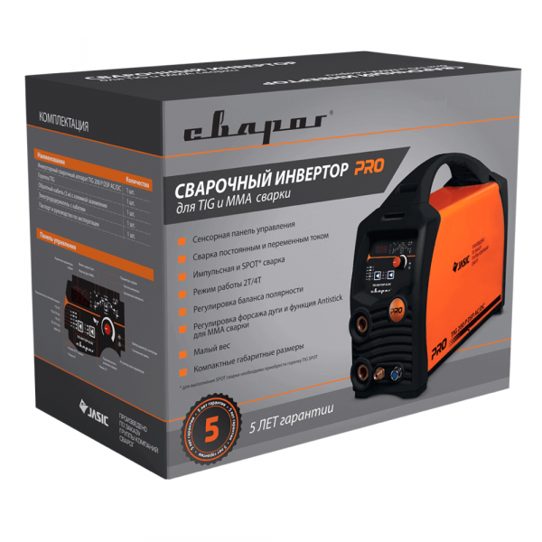 Сварочный аппарат Сварог PRO TIG 200 P DSP AC/DC E201